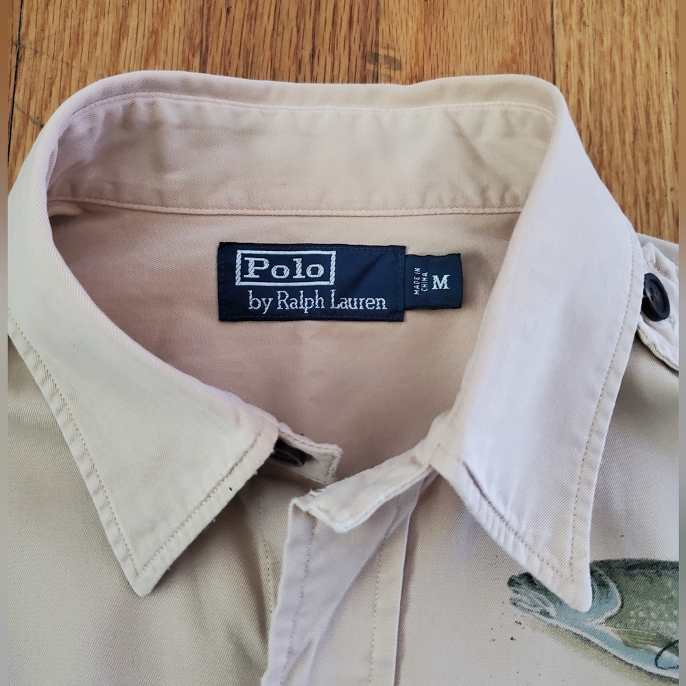 Vintage Polo Ralph Lauren Trapper Lake S/S Button Down - Picture 4 of 4
